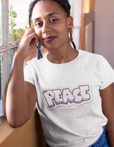 PEACE Graffiti Organic T-Shirt