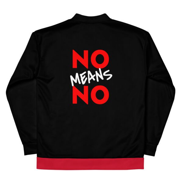 NO MEANS NO Feminist Bomber Jacket