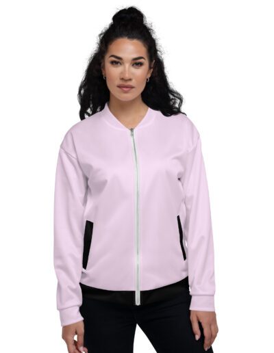 GRL PWR Feminist Pink Bomber Jacket