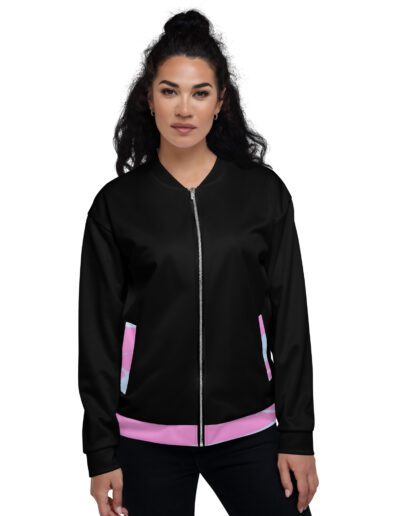 GRL PWR Feminist Black Bomber Jacket