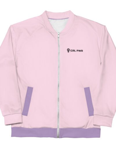 Lazy Cat Queen Feminist Bomber Jacket