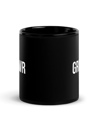 GRL PWR Feminist Black Mug