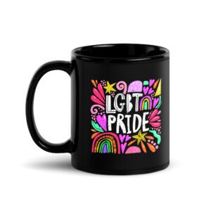 LGBT Pride Black Mug