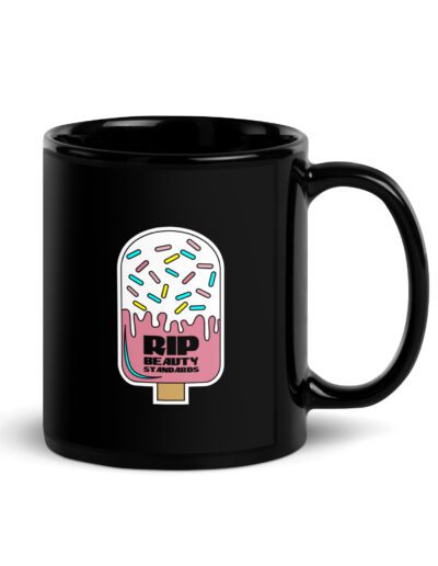 R.I.P. Beauty Standards Feminist Black Mug