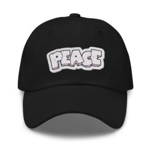 PEACE Graffiti Dad Hat