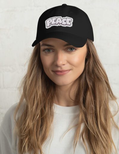 PEACE Graffiti Dad Hat