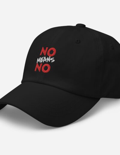 NO MEANS NO Feminist Dad Hat