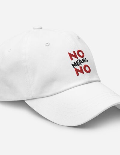 NO MEANS NO Feminist Dad Hat