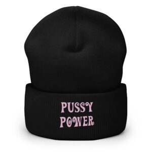 Pussy Power Feminist Cuffed Beanie