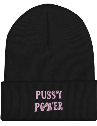 Pussy Power Feminist Cuffed Beanie