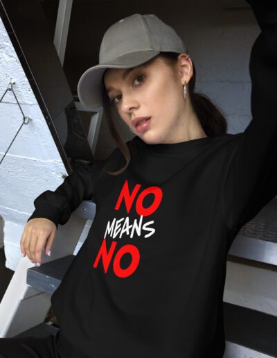 NO MEANS NO Feminist Sweatshirt