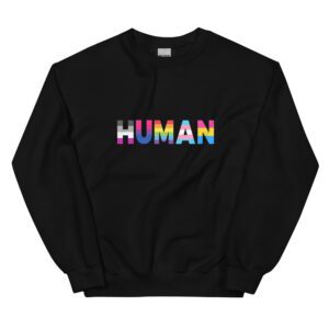 HUMAN LGBT Rainbow Sweatshirt