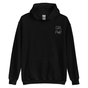 GRL PWR Feminist Embroidered Hoodie