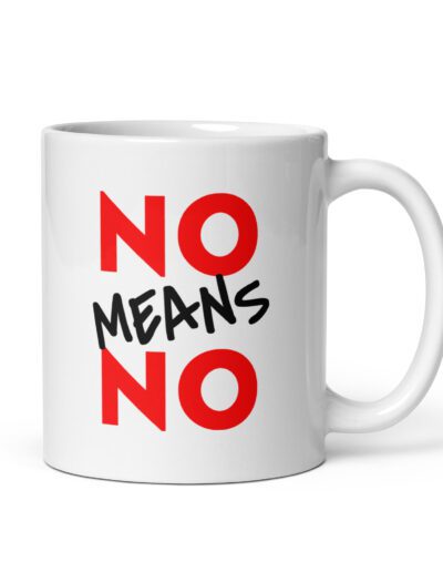 NO MEANS NO Feminist Mug