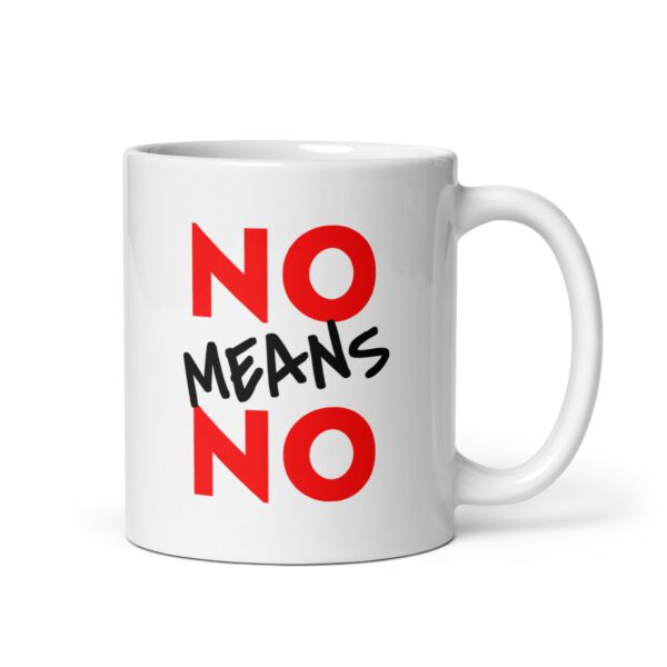 NO MEANS NO Feminist Mug