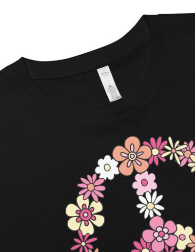 Flower Power Peace Crop Top