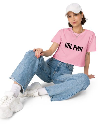 GRL PWR Feminist Crop Top