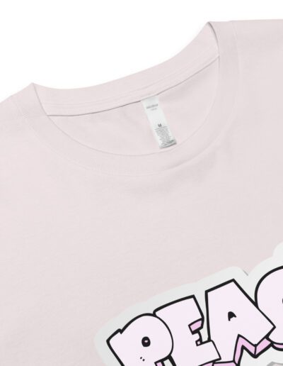 PEACE Graffiti Crop Top