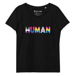 HUMAN LGBT Rainbow Organic T-Shirt