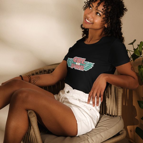 GRL PWR Wings Feminist Organic T-Shirt