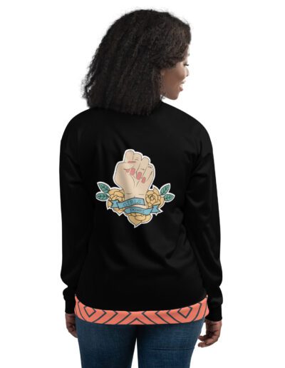 Girls Power Feminist Bomber Jacket