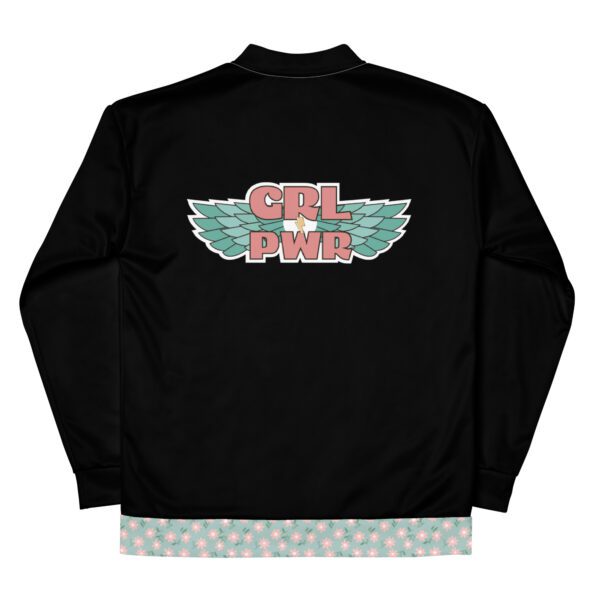 GRL PWR Wings Feminist Bomber Jacket