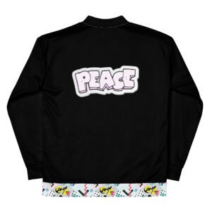 PEACE Graffiti Bomber Jacket