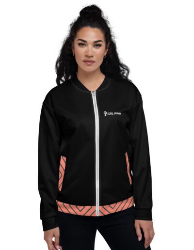 Girls Power Feminist Bomber Jacket