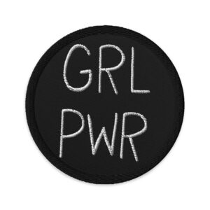 GRL PWR Embroidered Patches