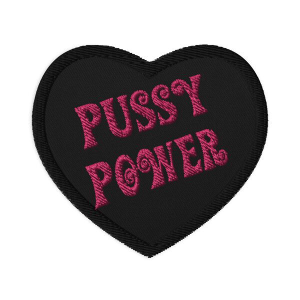 Pussy Power Feminist Embroidered Patches