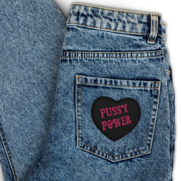 Pussy Power Feminist Embroidered Patches