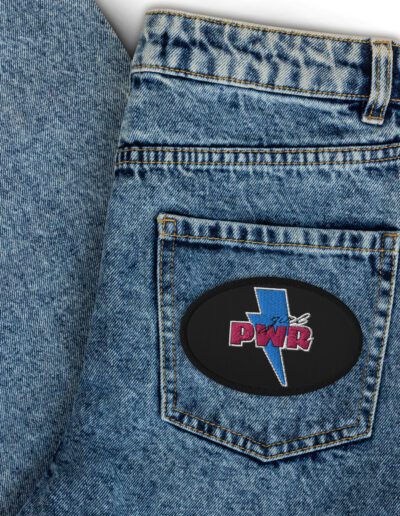 Girl PWR Feminist Embroidered Patches