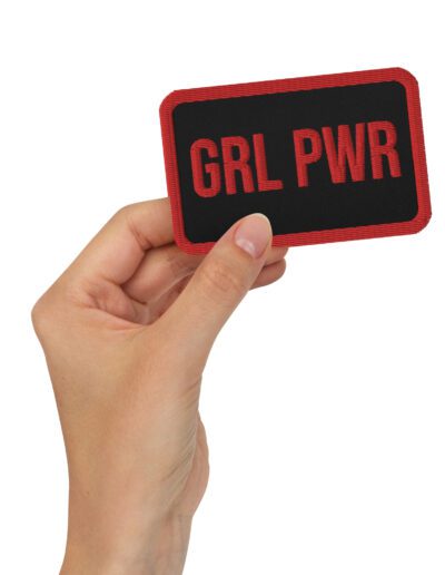 GRL PWR Feminist Embroidered patches