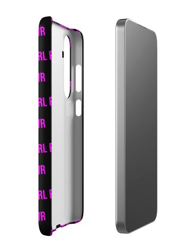 GRL PWR Purple Neon/Black Snap Case for Samsung®