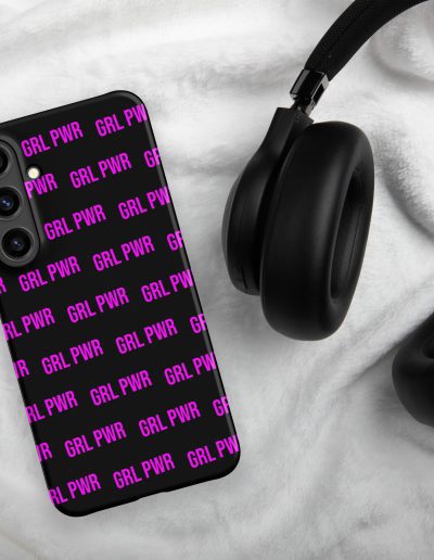 GRL PWR Purple Neon/Black Snap Case for Samsung®