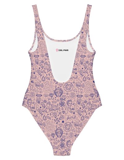 Girls Rule Feminist One-Piece Swimsuit