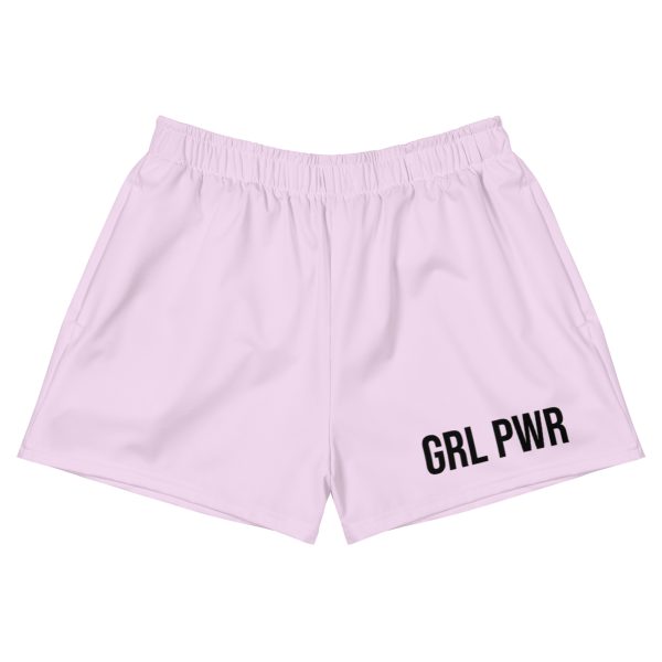 GRL PWR Feminist Pink Recycled Shorts
