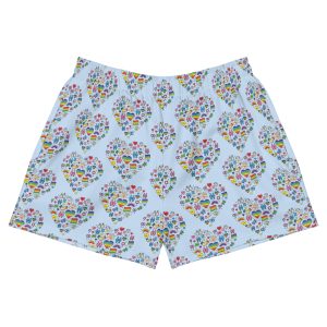 LGBT Pride Cute Icons Heart Recycled Shorts