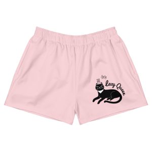 Lazy Cat Queen Feminist Recycled Shorts