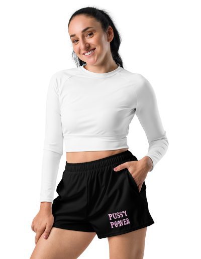 Pussy Power Feminist Recycled Shorts