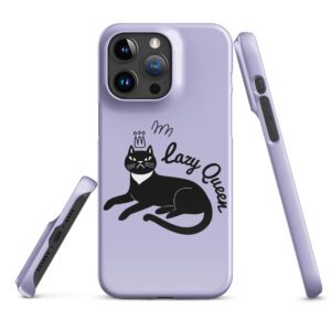 Lazy Cat Queen Feminist Snap Case for iPhone®