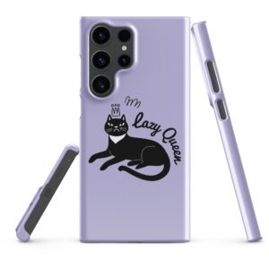 Lazy Cat Queen Feminist Snap Case for Samsung®