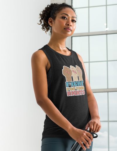 Fight For Your Rights Feminist Muscle Tank Vest