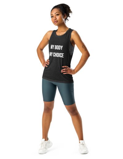 MY BODY MY CHOICE Feminist Muscle Tank Vest