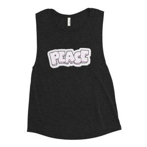 PEACE Graffiti Muscle Tank Vest