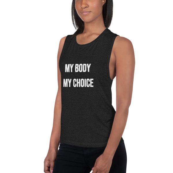 MY BODY MY CHOICE Feminist Muscle Tank Vest