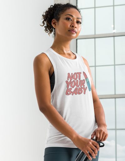 Not Your Baby Feminist Muscle Tank Vest