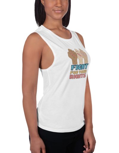 Fight For Your Rights Feminist Muscle Tank Vest