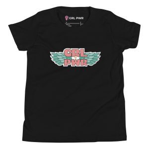 GRL PWR Wings Feminist Kids T-Shirt