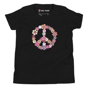 Flower Power Peace Kids T-Shirt